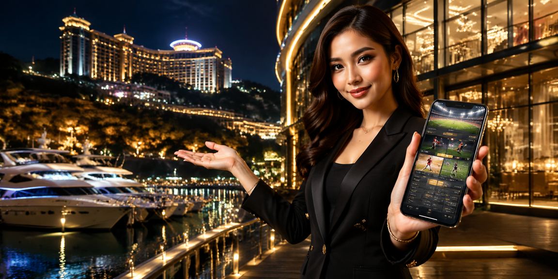 Pengunjung Genting Highlands bermain slot online bosspay99 semasa percutian dengan pemandangan gunung yang indah
